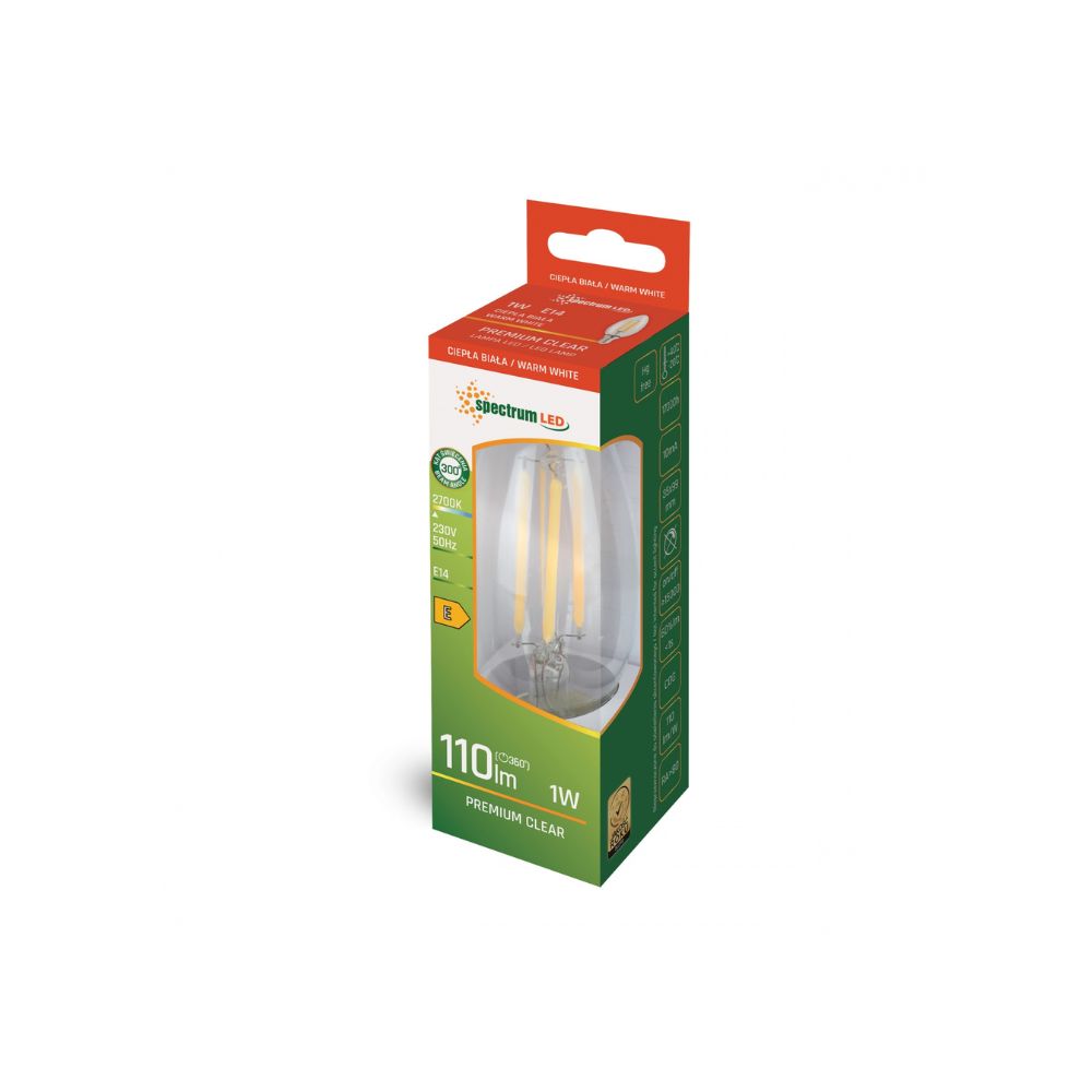 LED žarulja E14 1W 2700K - Slika 2