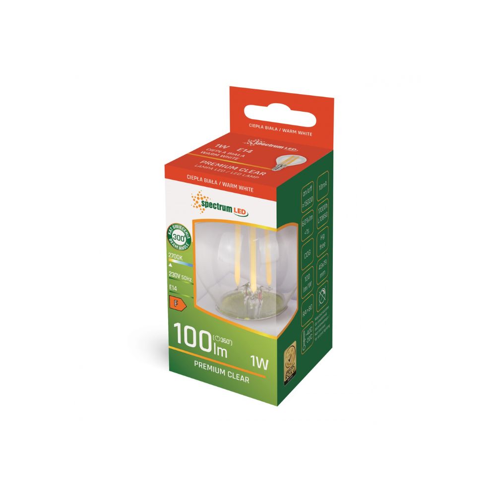 LED žarulja E14 1W 2700K - Slika 2