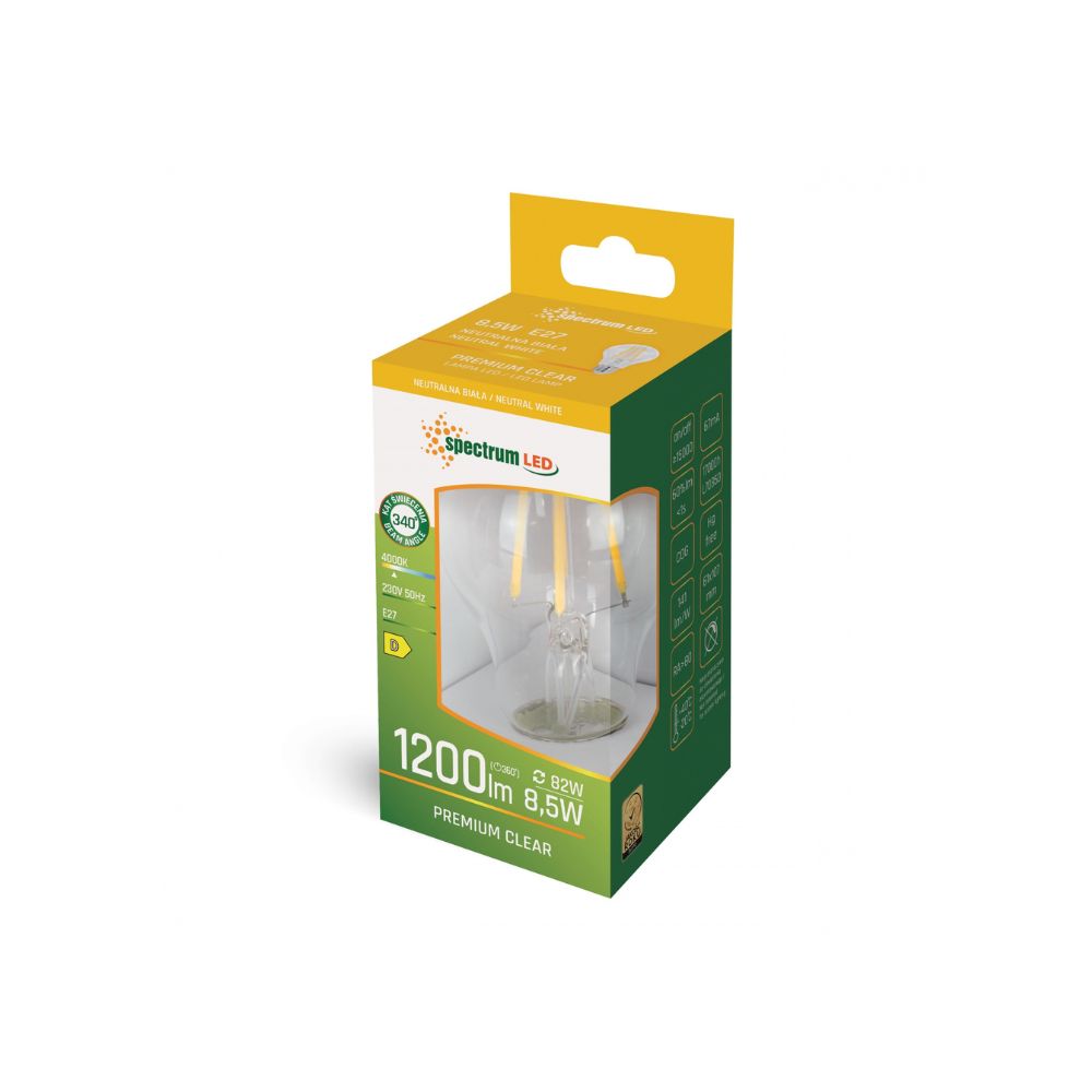 LED žarulja GLS A60 E27 8.5W 4000K - Slika 2