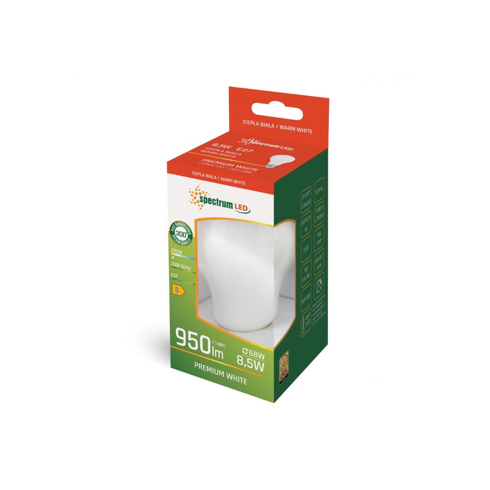 LED žarulja GLS A60 E27 8.5W 2700K - Slika 2