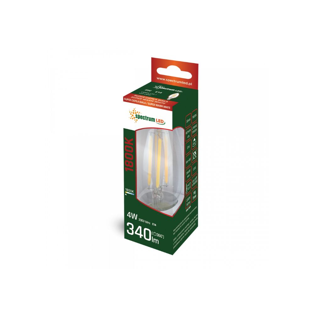 LED žarulja E14 4W 1800K - Slika 2
